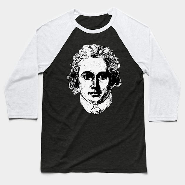 Young Goethe Baseball T-Shirt by mindprintz